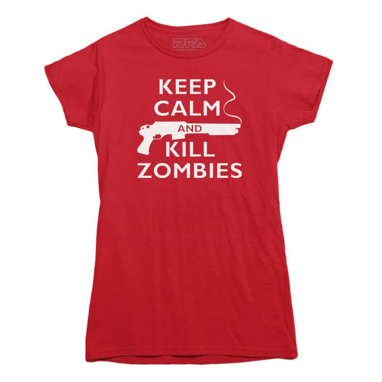 Keep Calm and Kill Zombies T-Shirt - Rocket Factory Apparel