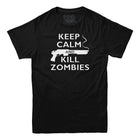 Keep Calm and Kill Zombies T-Shirt - Rocket Factory Apparel