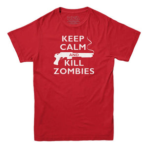 Keep Calm and Kill Zombies T-Shirt - Rocket Factory Apparel