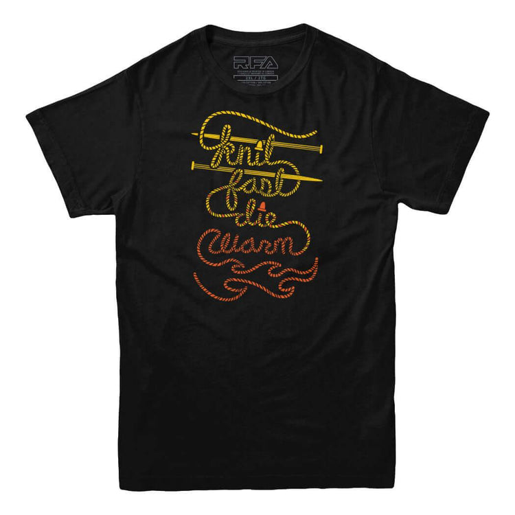 Knit Fast Die Warm T-shirt - Rocket Factory Apparel