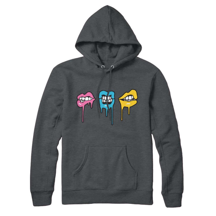 Melting Lips Sweatshirt Hoodie - Rocket Factory Apparel