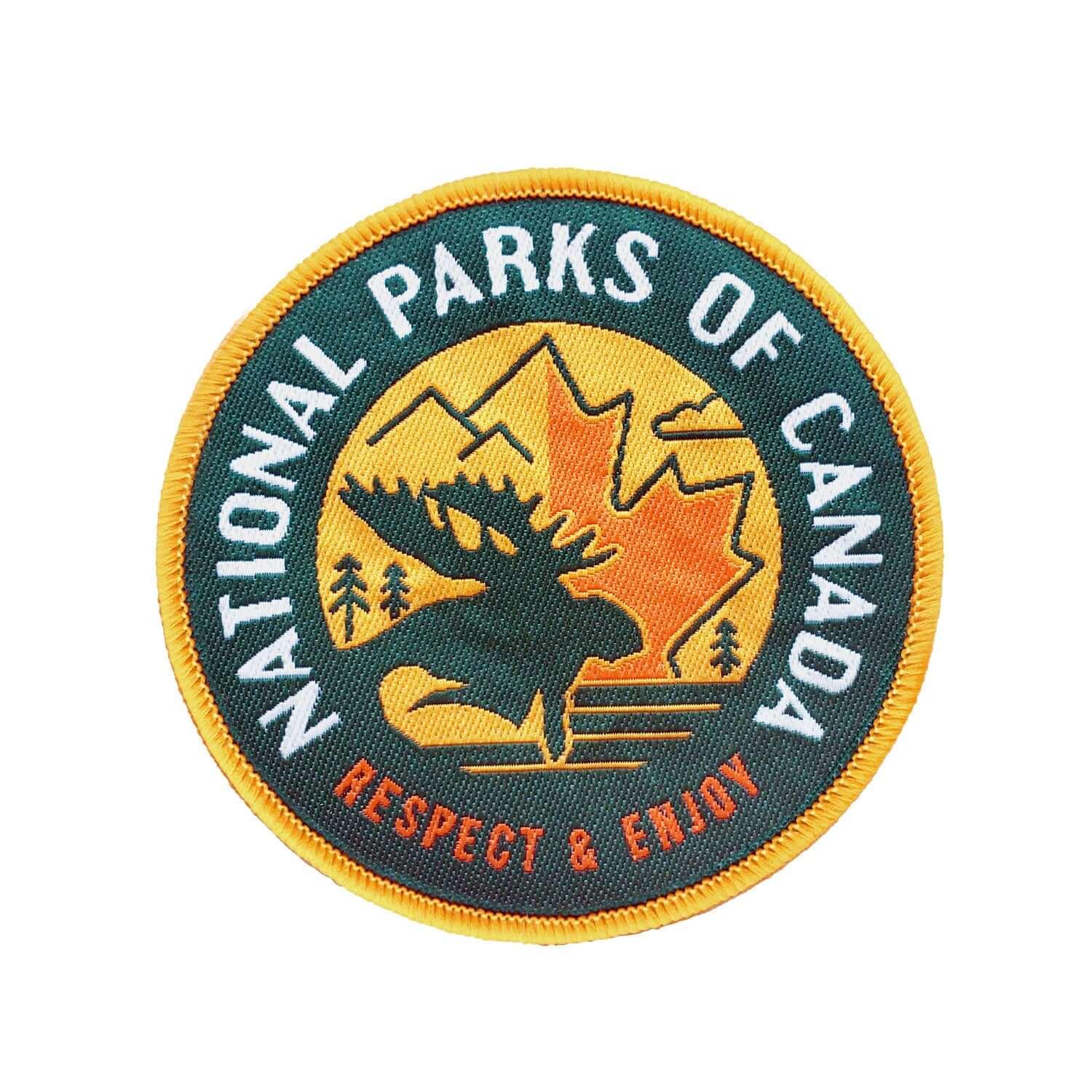 National Parks of Canada Iron on Patch - Rocket Factory Apparel