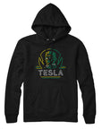 Neon Tesla Hoodie Sweatshirt