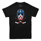 Retro New York Hockey Goalie Mask T-shirt - Rocket Factory Apparel