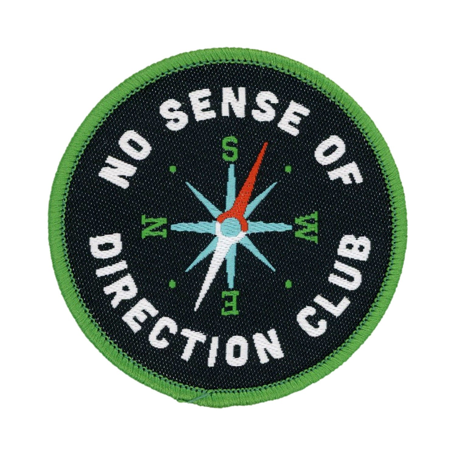 no-sense-of-direction-club-patch-funny-outdoors-hiking-patches-rocket