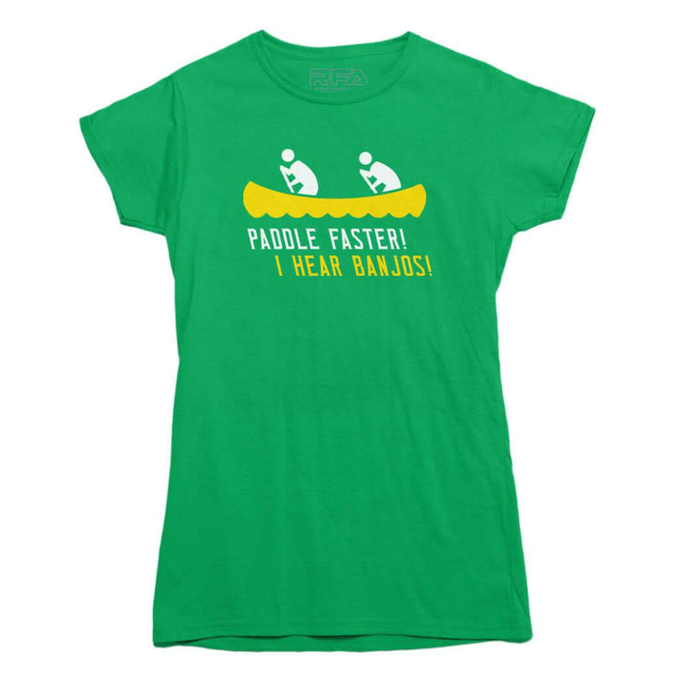 Paddle Faster I Hear Banjos T-Shirt - Rocket Factory Apparel