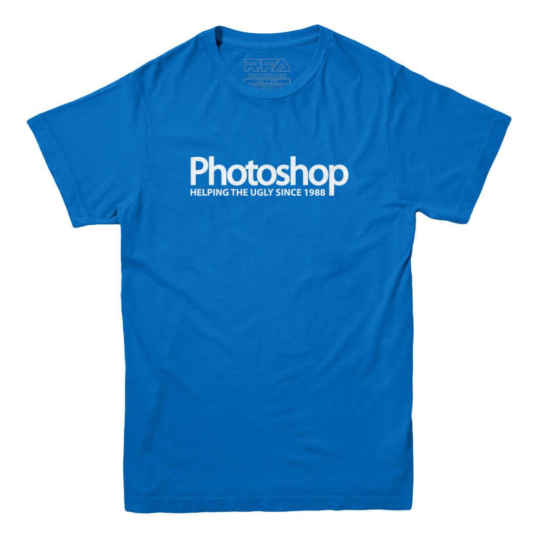 Photoshop - Helping the Ugly Since 1988 funny photography t-shirt - Rocket Factory Apparel