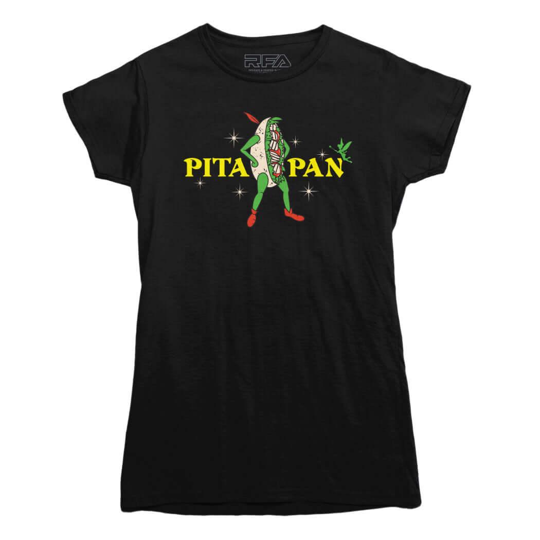 Pita Pan Funny food T-Shirt - Rocket Factory Apparel