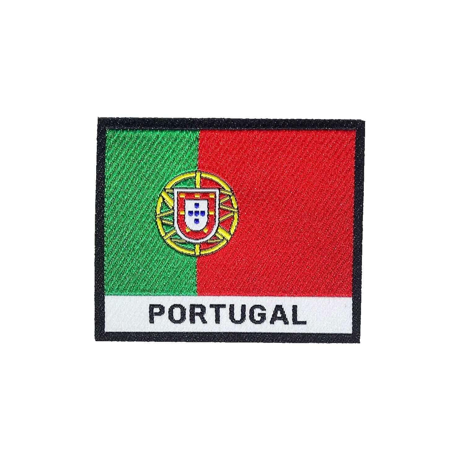 Portugal Flag Iron On Patch - Rocket Factory Apparel