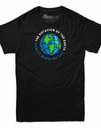 Rotation of the Earth Men's Black Tee