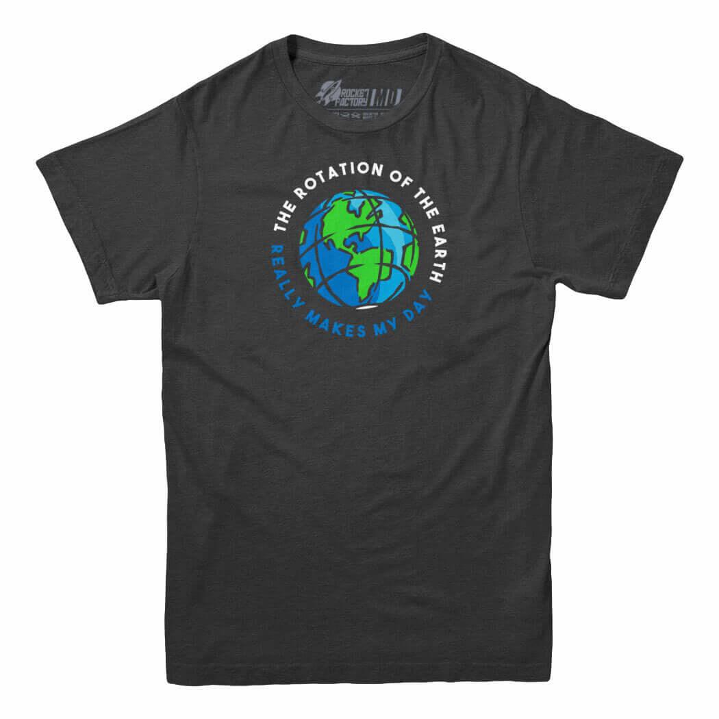Rotation of the Earth Mens Charcoal Heather