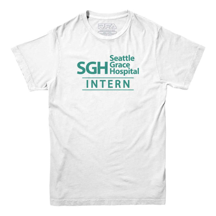 Seattle Grace Hospital Intern T-shirt - Rocket Factory Apparel