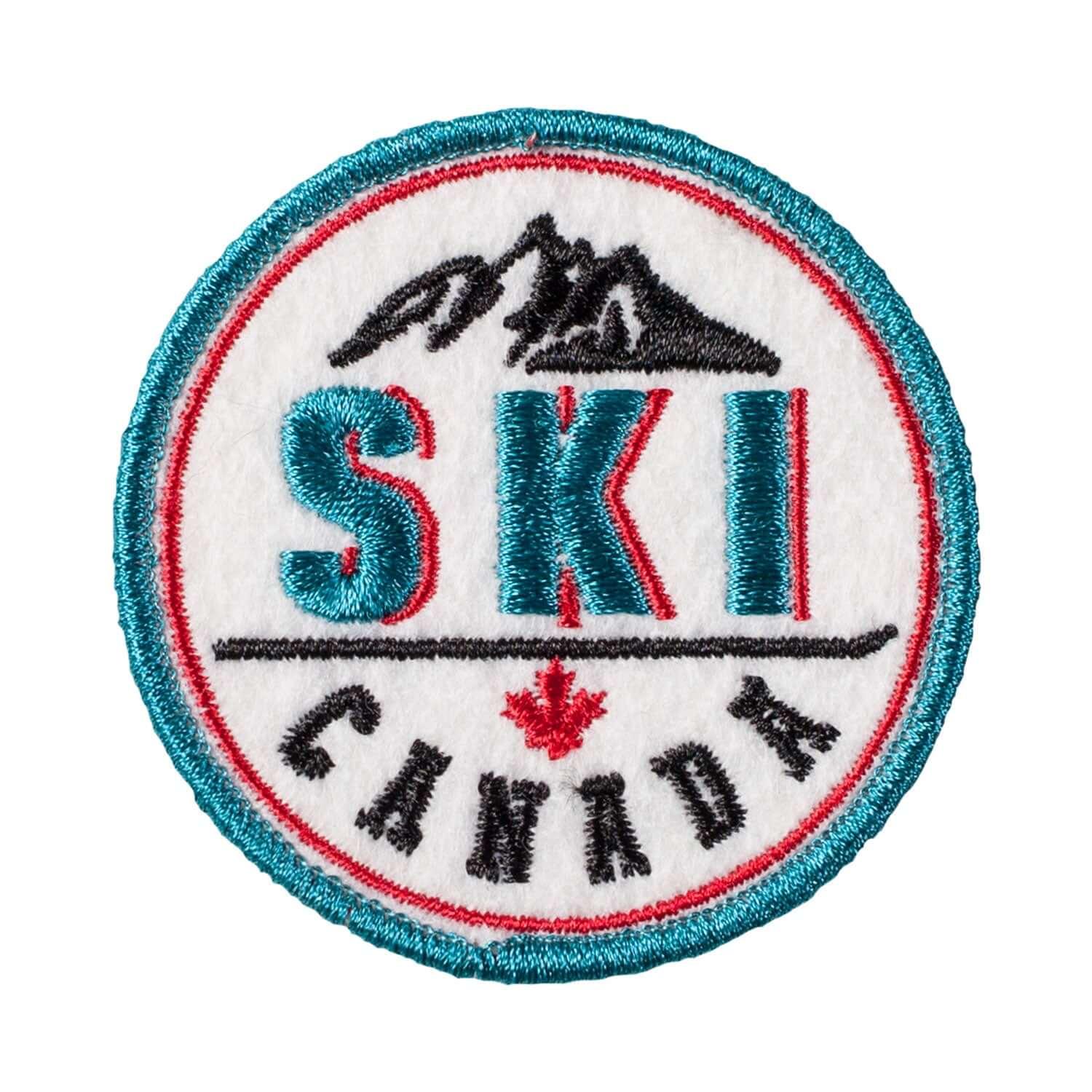 Ski Canada Iron On Patch - Rocket Factory Apparel
