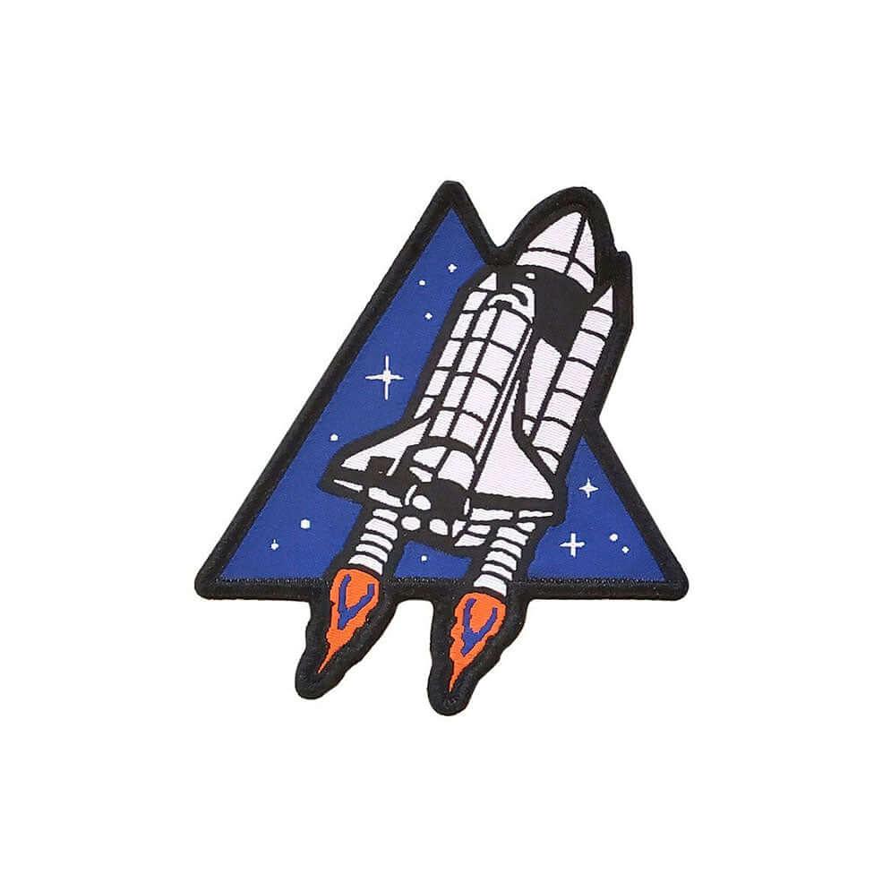 Space Shuttle Iron-On Patch - Rocket Factory Apparel