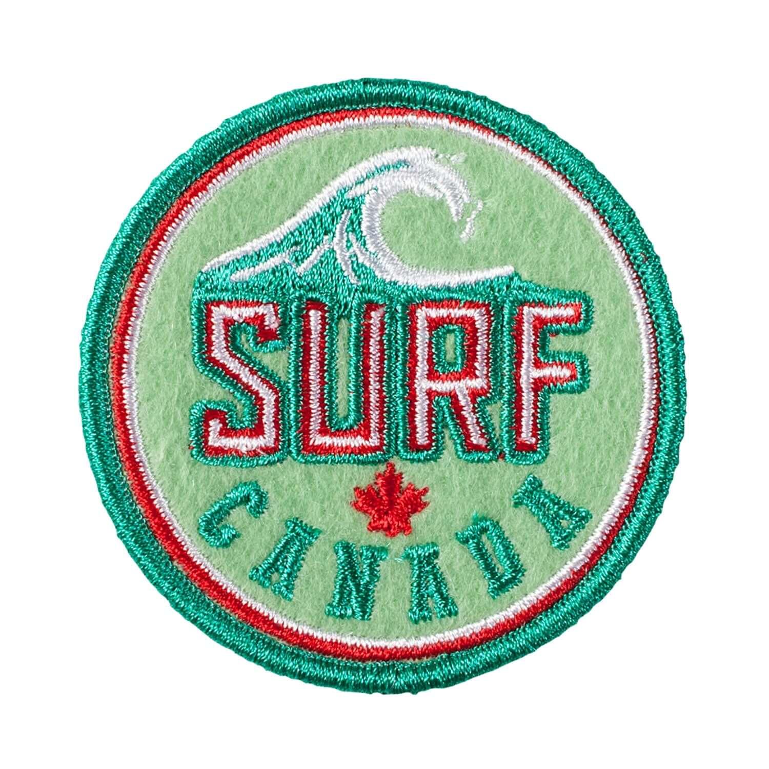 Surf Canada Iron On Patch - Rocket Factory Apparel