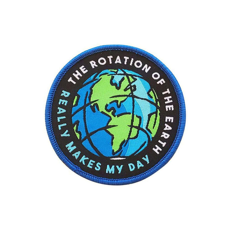 Rotation of the Earth Iron-On Patch - Rocket Factory Apparel