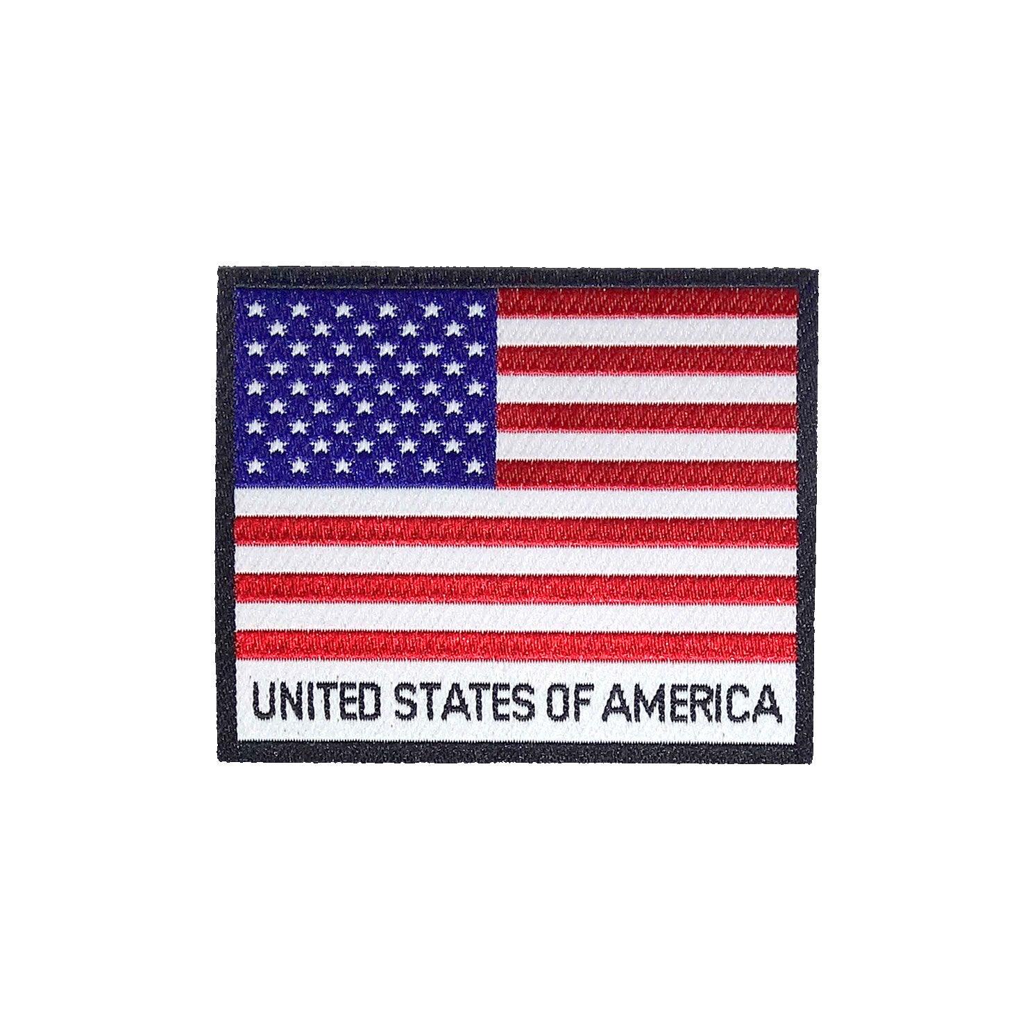 United State Flag Iron On Patch - Rocket Factory Apparel