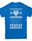 Hanukkah Ugly Holiday Sweater T-Shirt - Rocket Factory Apparel