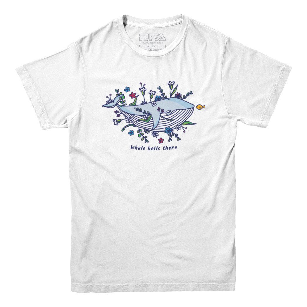 Whale Hello There T-shirt - Rocket Factory Apparel