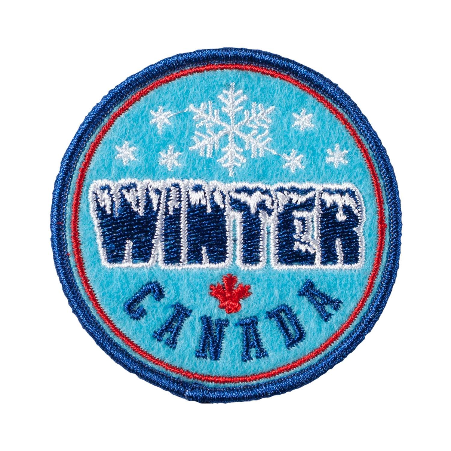 Winter Canada Iron On Patch - Rocket Factory Apparel