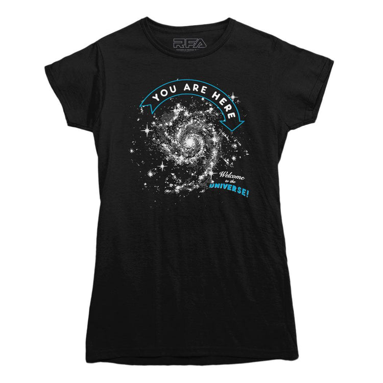 You Are Here Universe T-shirt - Rocket Factory Apparel