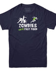 Zombies Hate Fast Food T-Shirt - Rocket Factory Apparel