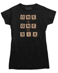 One Plus One Equals Six Scrabble T-shirt - Rocket Factory Apparel