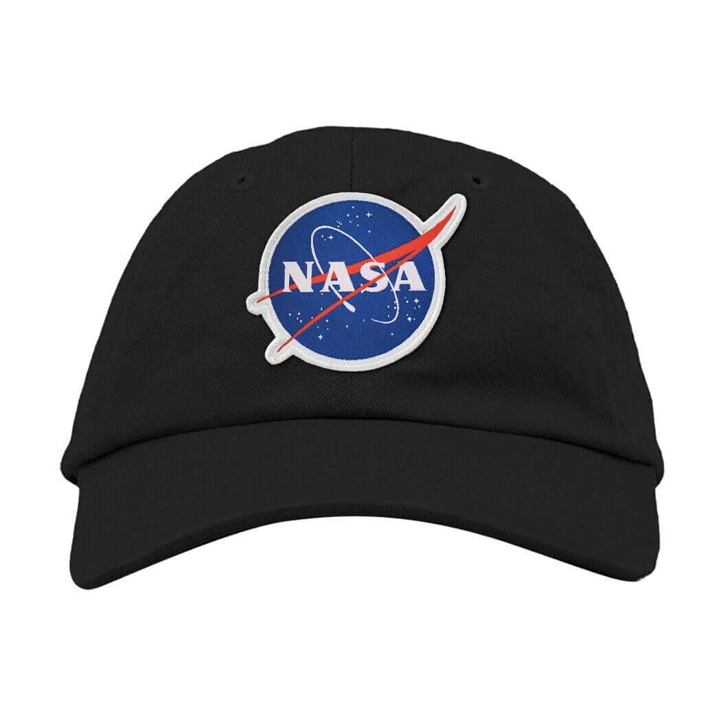 NASA Meatball Logo Black Dad Cap